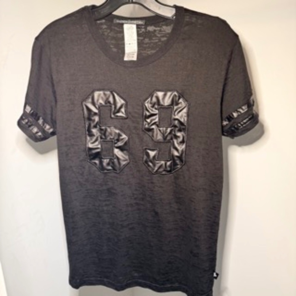 Andrew Christian Black Sheer T-Shirt (Small)